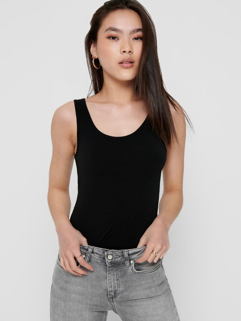 ONLY Live Love S/L Tank Top Black