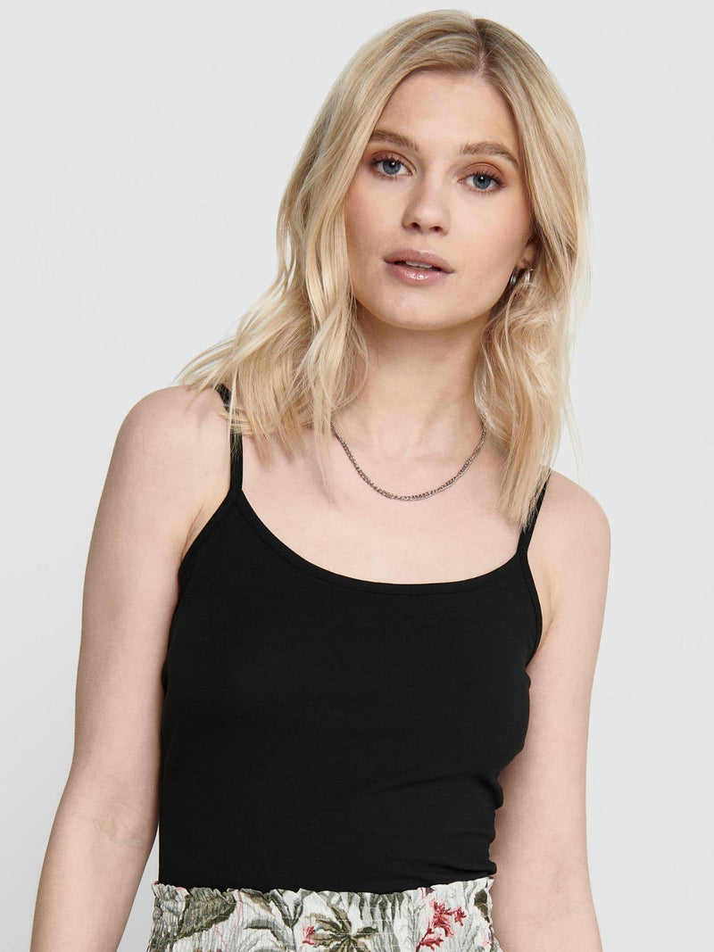 ONLY Live Love Singlet | Black