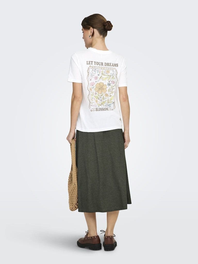ONLY Lucy Monja SS Top | White