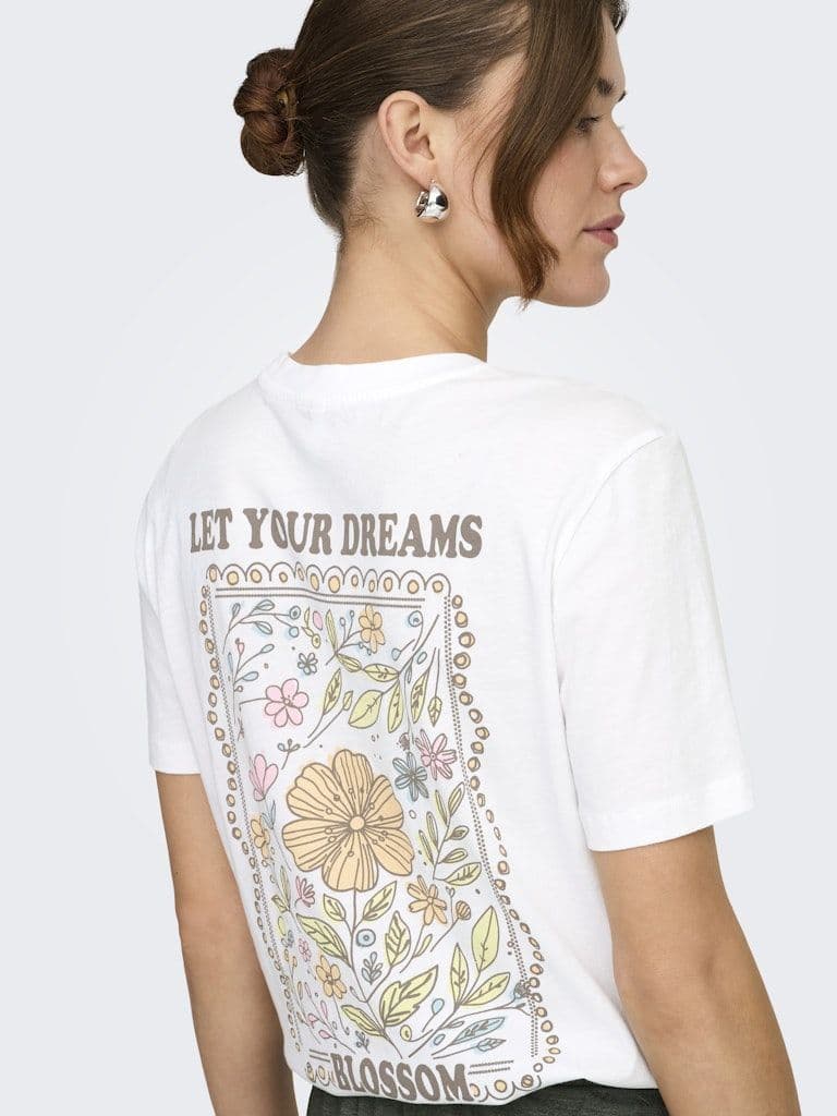 ONLY Lucy Monja SS Top | White