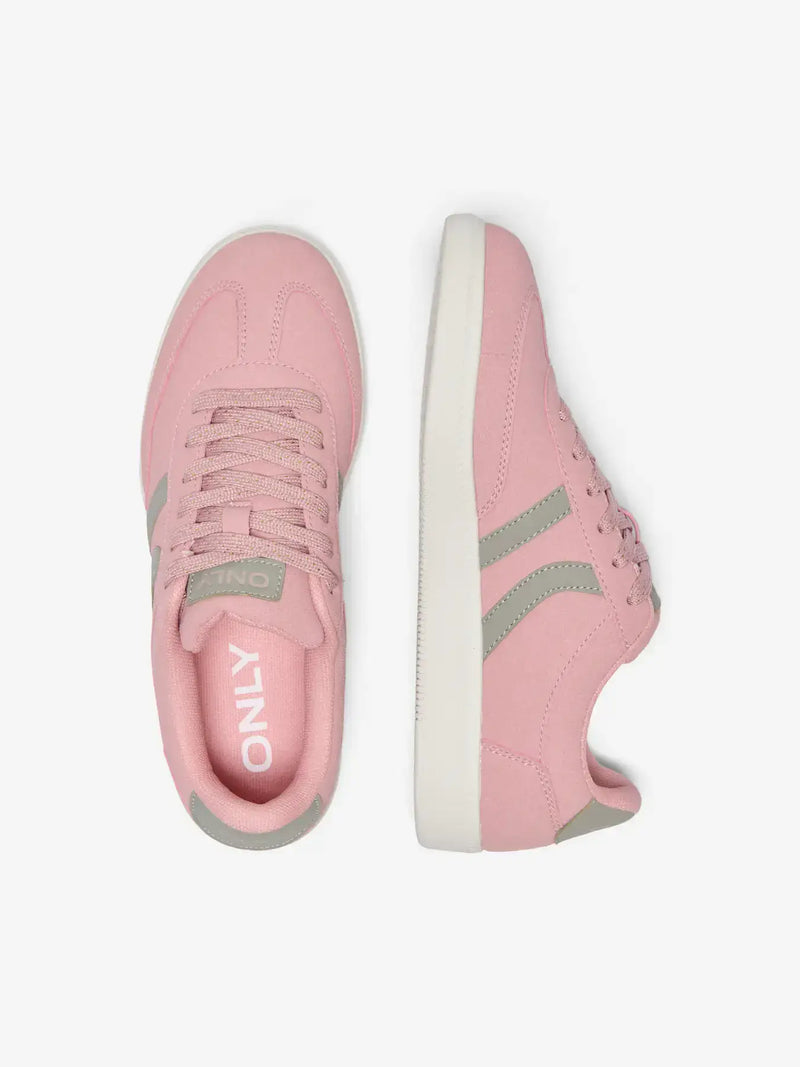 ONLY Lydie PU Sneaker | Misty Rose