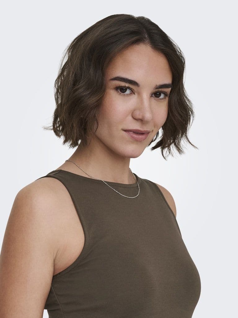 ONLY Malia S/S Top | Chocolate