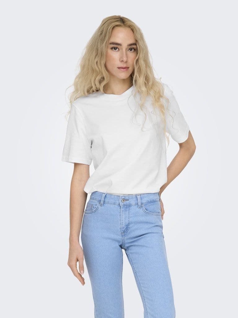 ONLY Monja S/S Tee | White