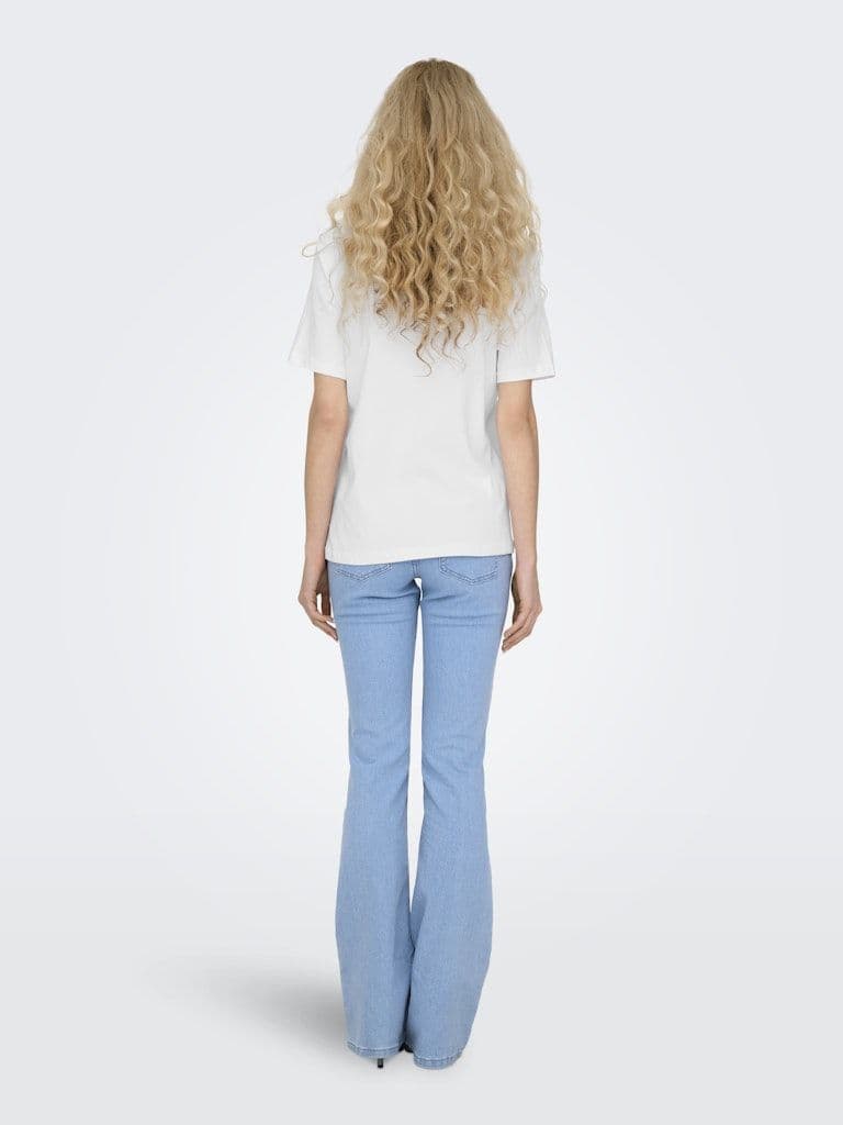 ONLY Monja S/S Tee | White