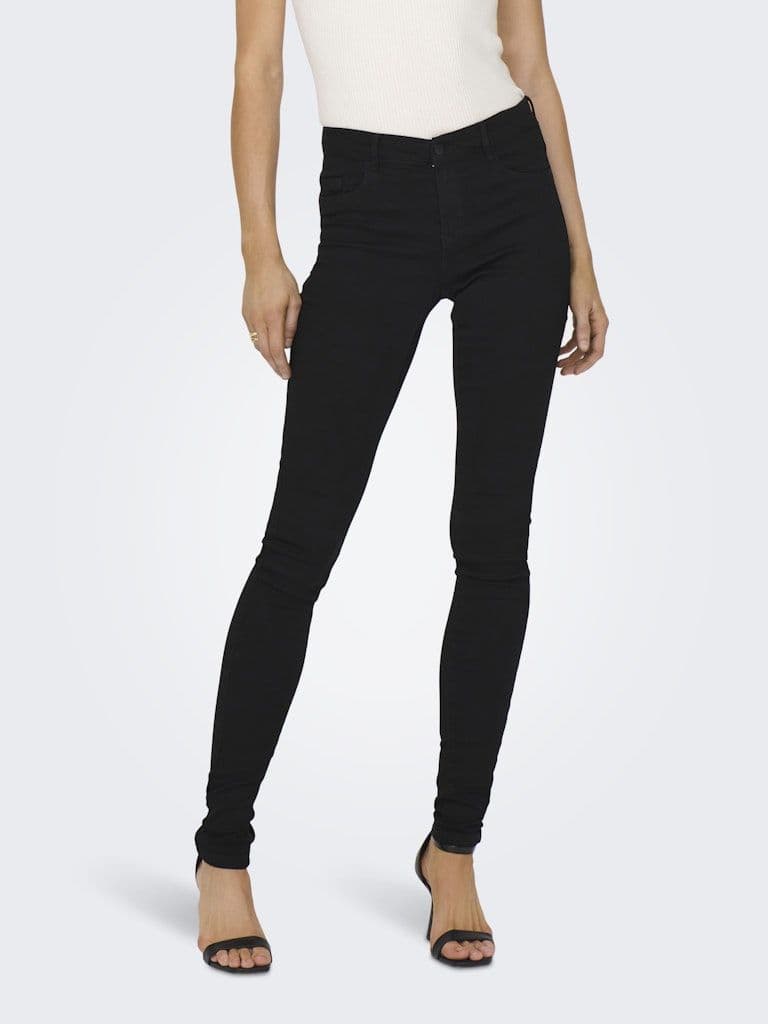 ONLY Rain Regular Skinny Jeans | Black