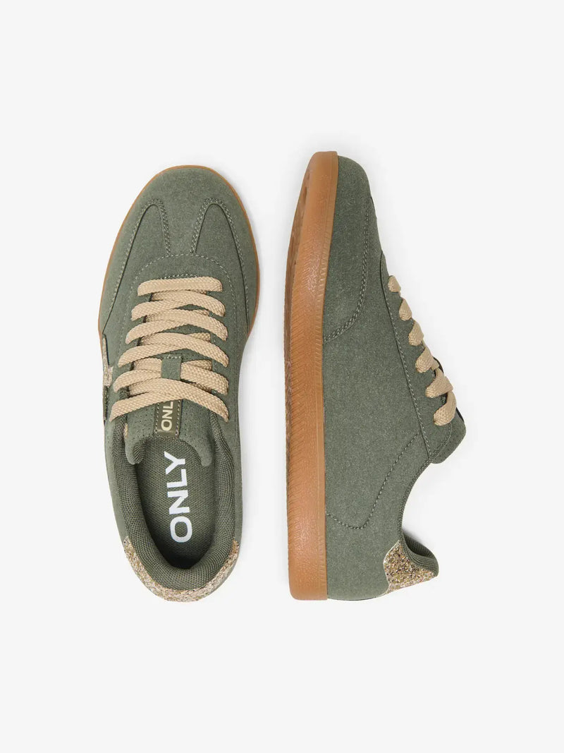 ONLY Sandra Side Glitter Sneakers | Kalamata