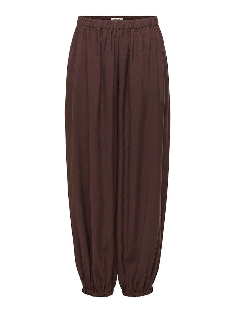 ONLY  Scarly MW Elastic Balloon Pants | Brown