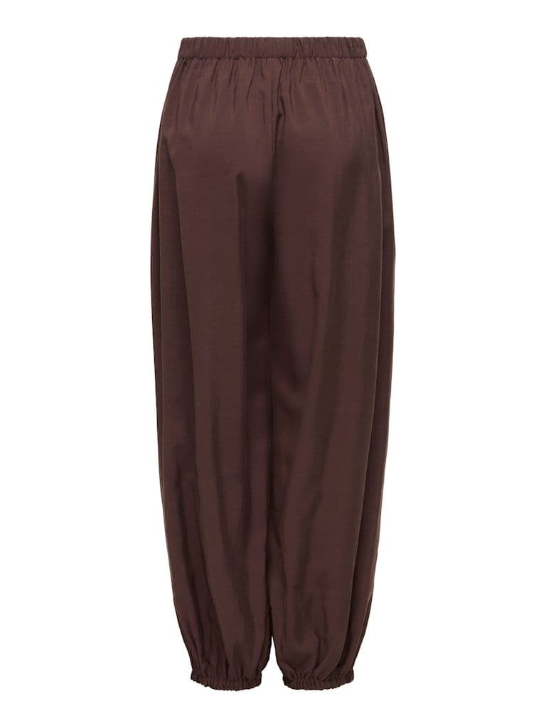 ONLY  Scarly MW Elastic Balloon Pants | Brown