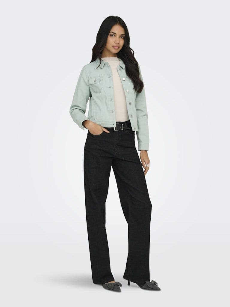 ONLY Tia L/S Coloured Jacket | Jade