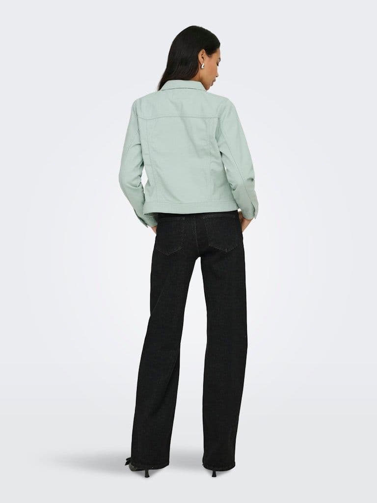 ONLY Tia L/S Coloured Jacket | Jade