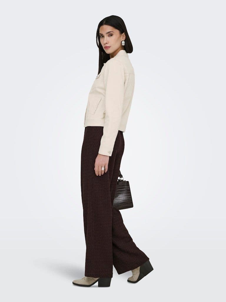 ONLY Tia L/S Coloured Jacket | Oatmeal