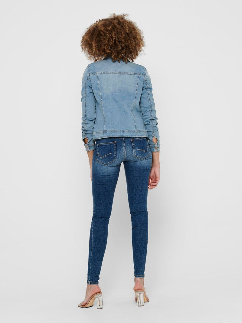ONLY Tia Life Denim Jacket  | Light Blue