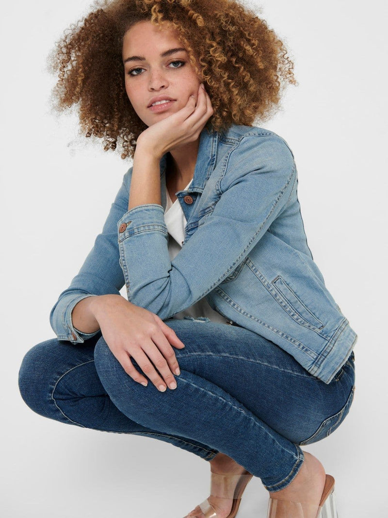 ONLY Tia Life Denim Jacket  | Light Blue