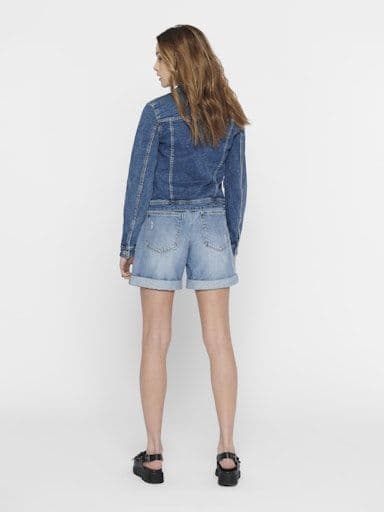 ONLY Tia Life Denim Jacket  | Med Blue