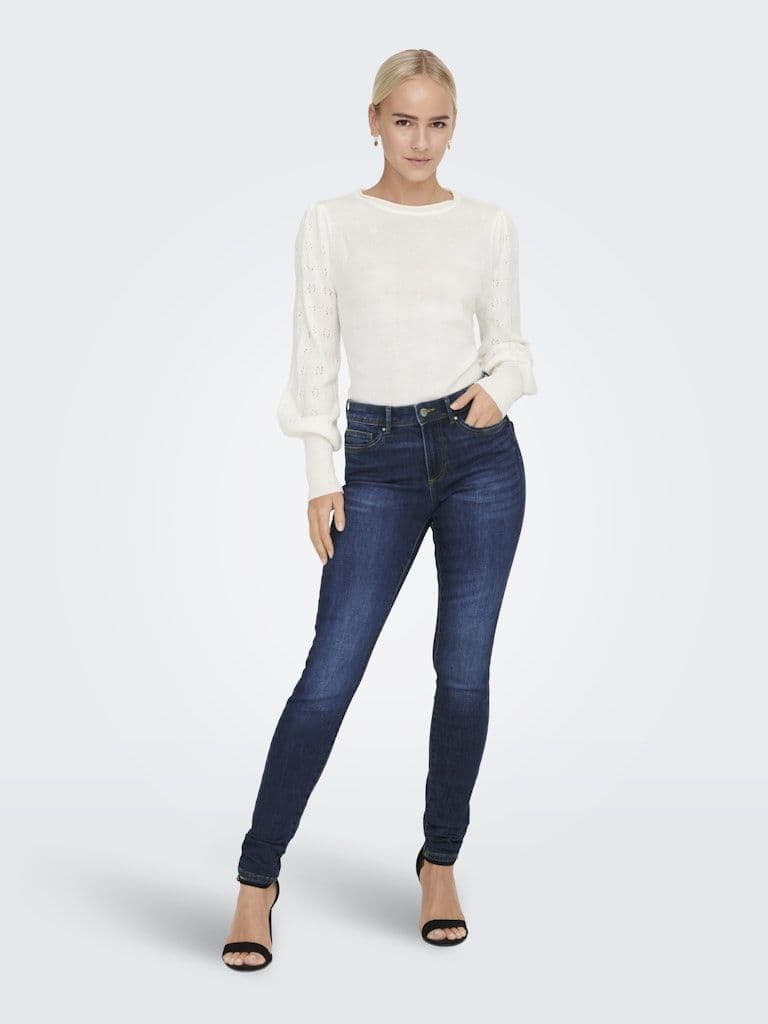 ONLY Wauw Skinny Denim Jeans | Dark Blue BJ581