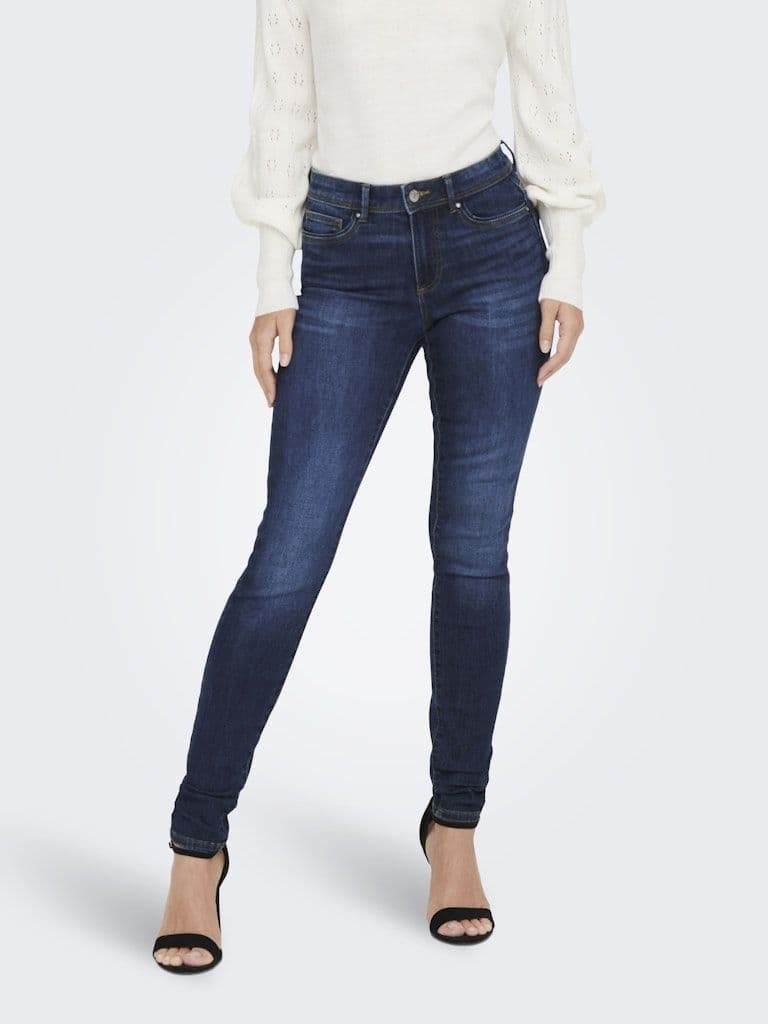 ONLY Wauw Skinny Denim Jeans | Dark Blue BJ581
