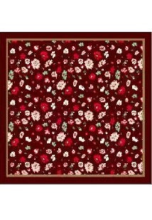 Best Angel Magnetic Pearl Neck Scarf | Burgundy