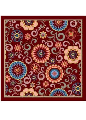 Best Angel Magnetic Pearl Neck Scarf | Burgundy