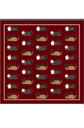 Best Angel Magnetic Pearl Neck Scarf | Burgundy