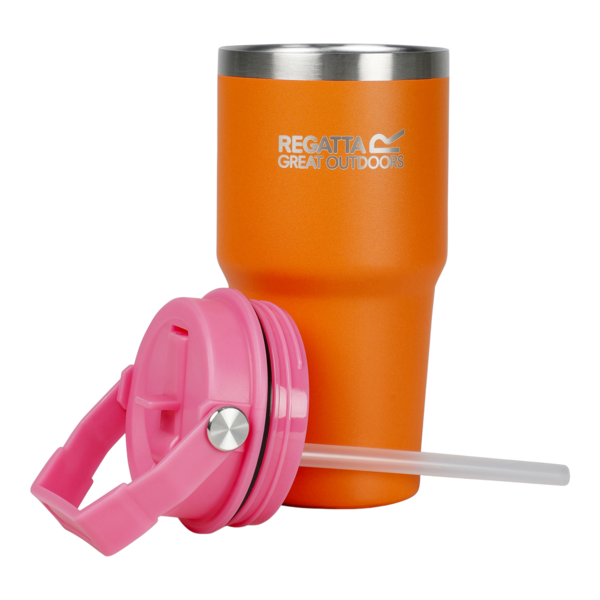 RCE549  0.6 Litre Insulated Tumbler Orange Peel Pink Lemonade