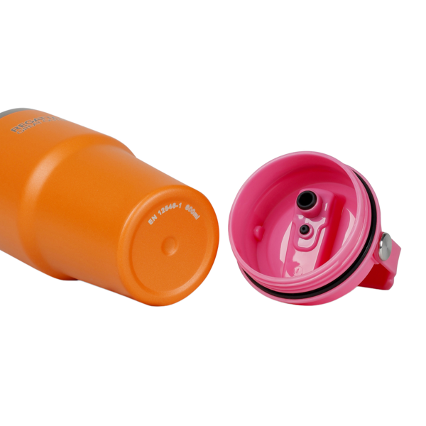 RCE549  0.6 Litre Insulated Tumbler Orange Peel Pink Lemonade