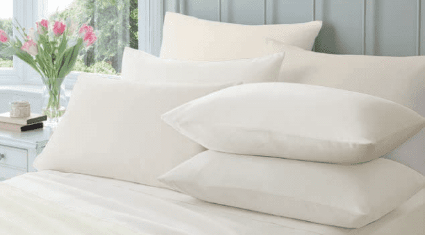 Catherine Lansfield Pair of Brushed Pillow Cases | Cream