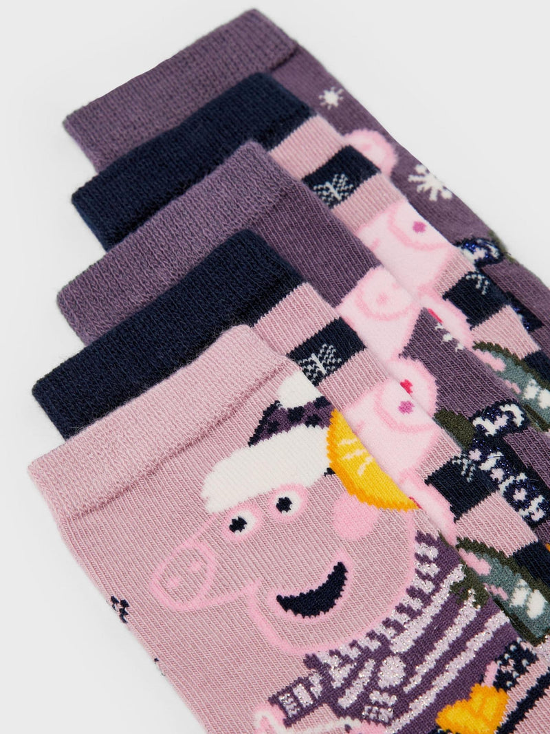 Peppapig Mini Numa 5Pack Socks Multi