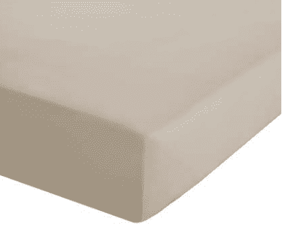 Catherine Lansfield Percale Deep Fitted Sheet | Natural