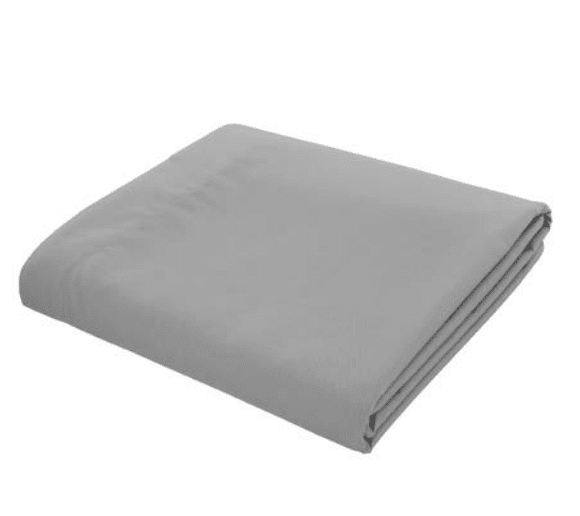 Catharine Lansfield Percale Flat Sheet | Grey
