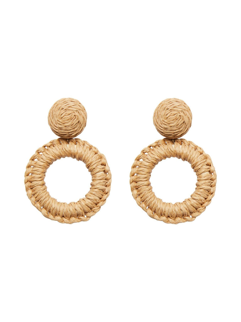 Pieces Barta Earrings  | Tan