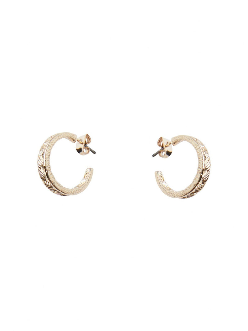 Pieces Binka Hoop Earrings | Gold