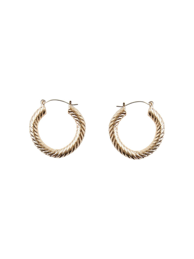 Pieces Binka Hoop Earrings | Golden