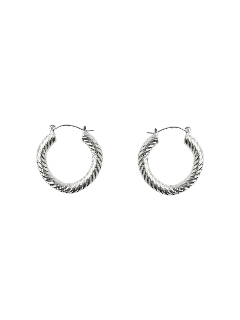 Pieces Binka Hoop Earrings | Silver Sane