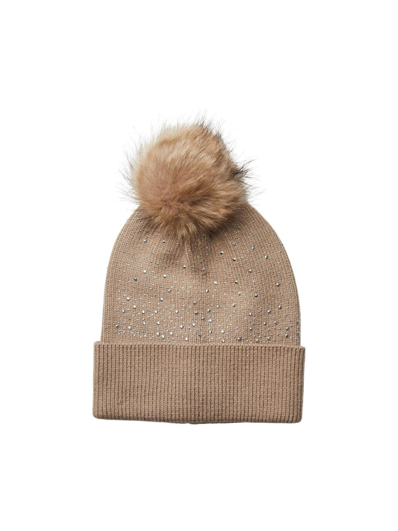 Pieces Jasmine Sequins Hood  | Silver Mink
