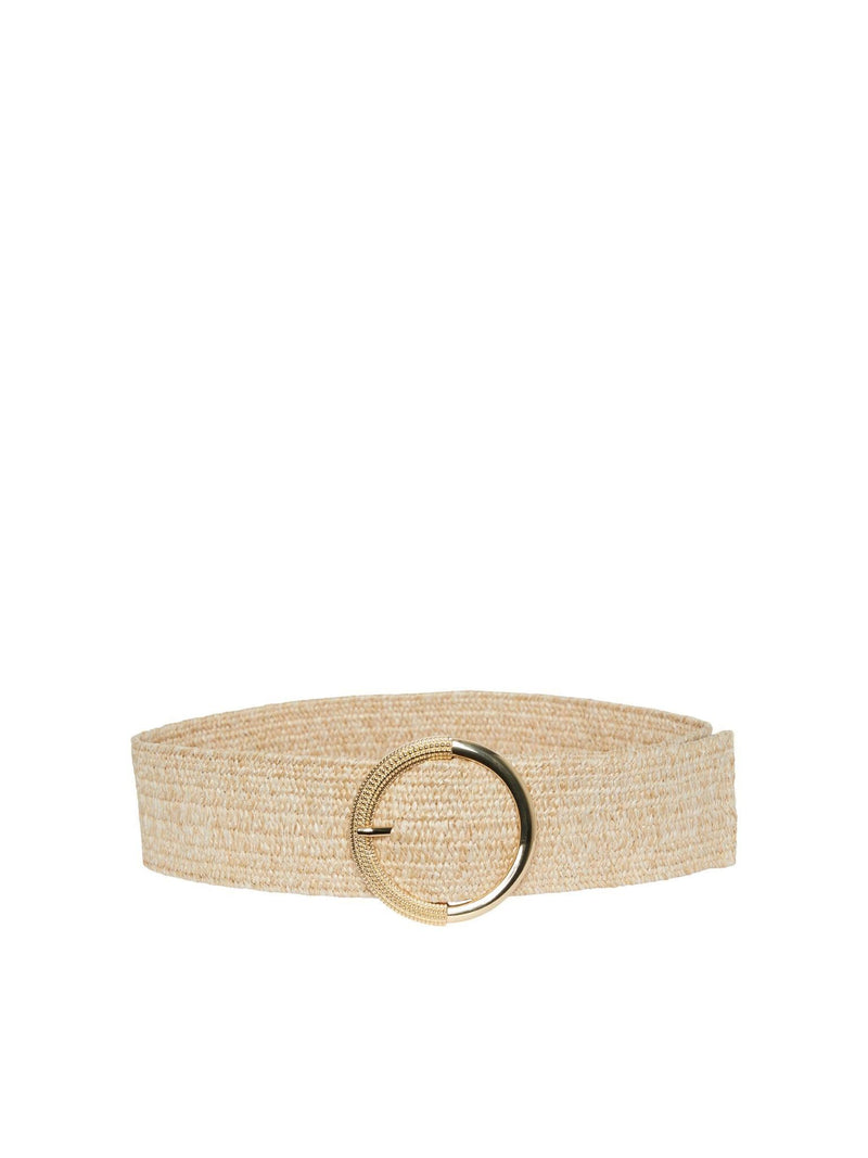 Pieces Kadi Straw Waist Belt  | Natural