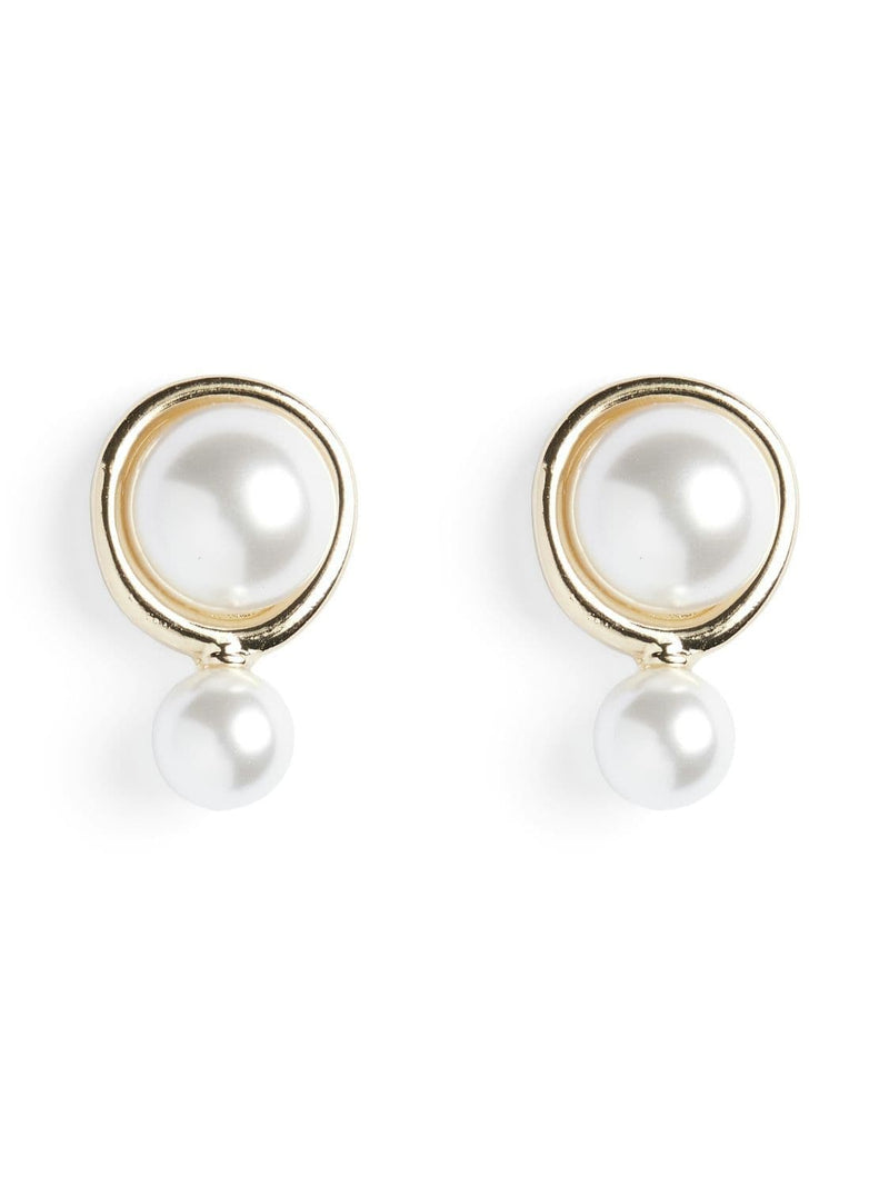 Pieces  Natalie  Earrings | Golden