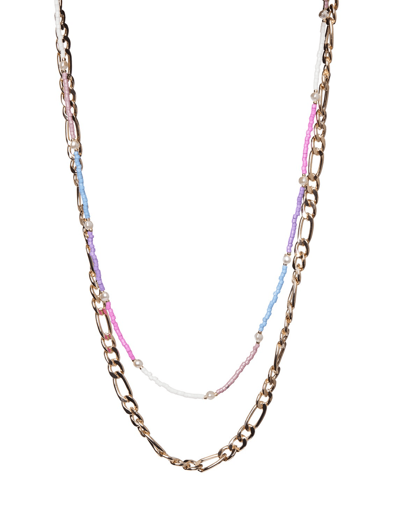 Pieces Rimi Combi Necklace Gold