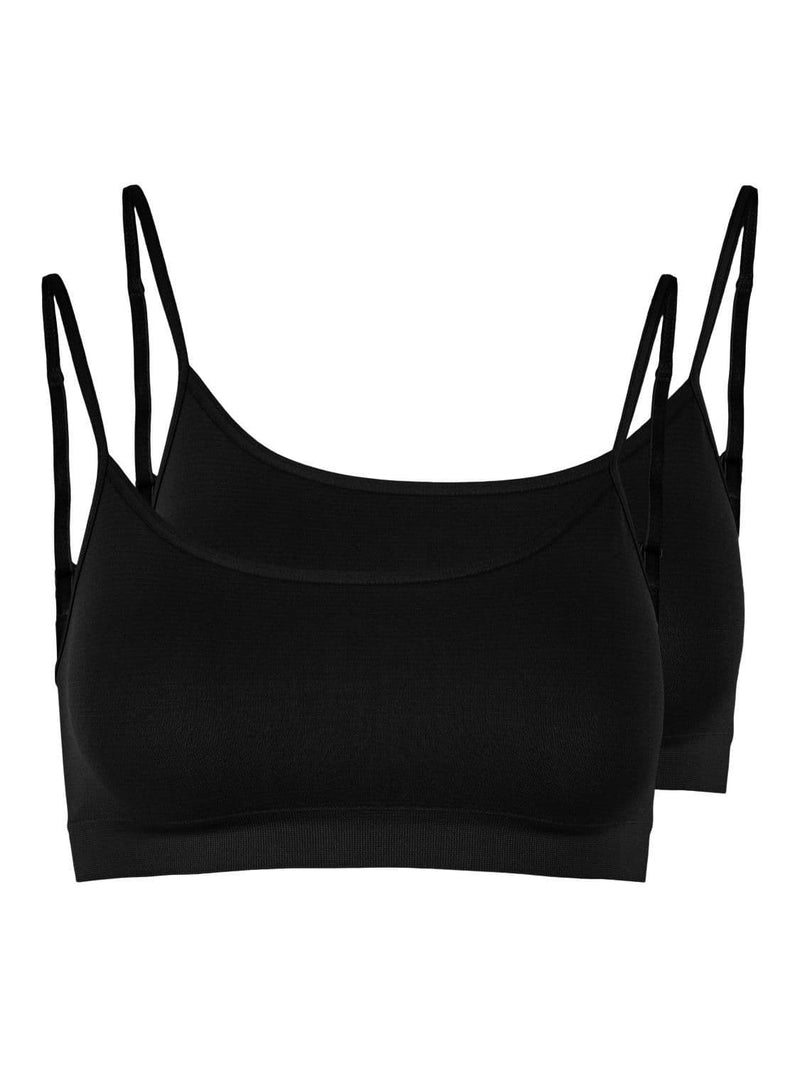 Pieces Symmi Top 2-pack | Black