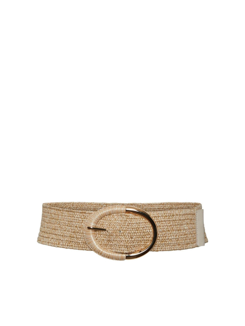 Pieces Taryn Waist Straw Belt Natural