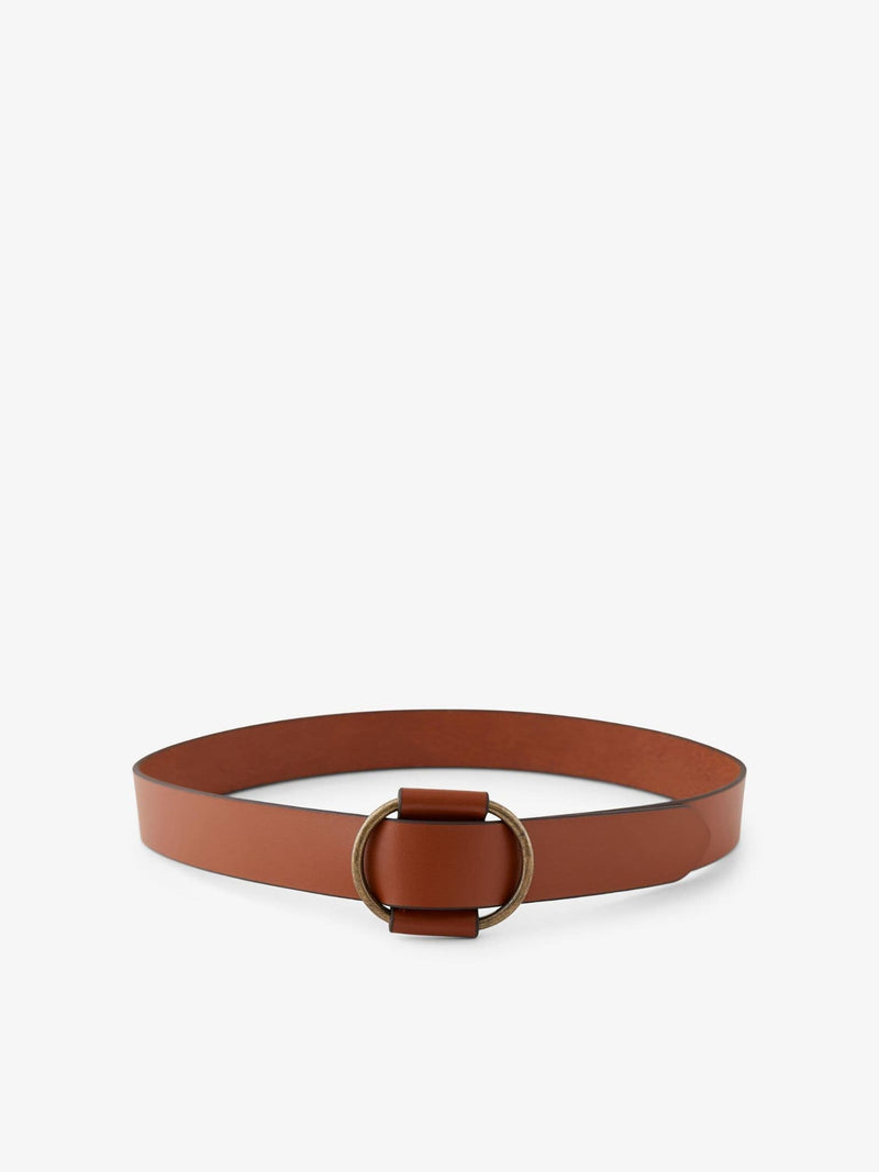 Pilja Leather Jeans Belt Root Beer