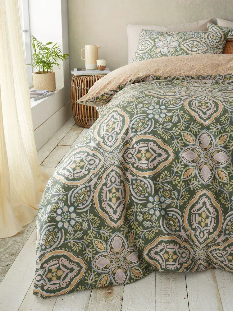 Pineapple Elephant Alba Quilt Set |Green