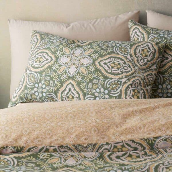 Pineapple Elephant Alba Quilt Set |Green