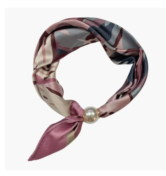 Best Angel Scarf with pearls & Magic Closure | Pink BA4407_5