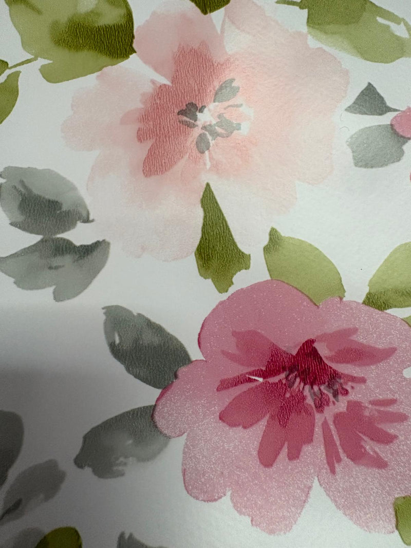 WJC PVC Round Table Cloth | Flowers