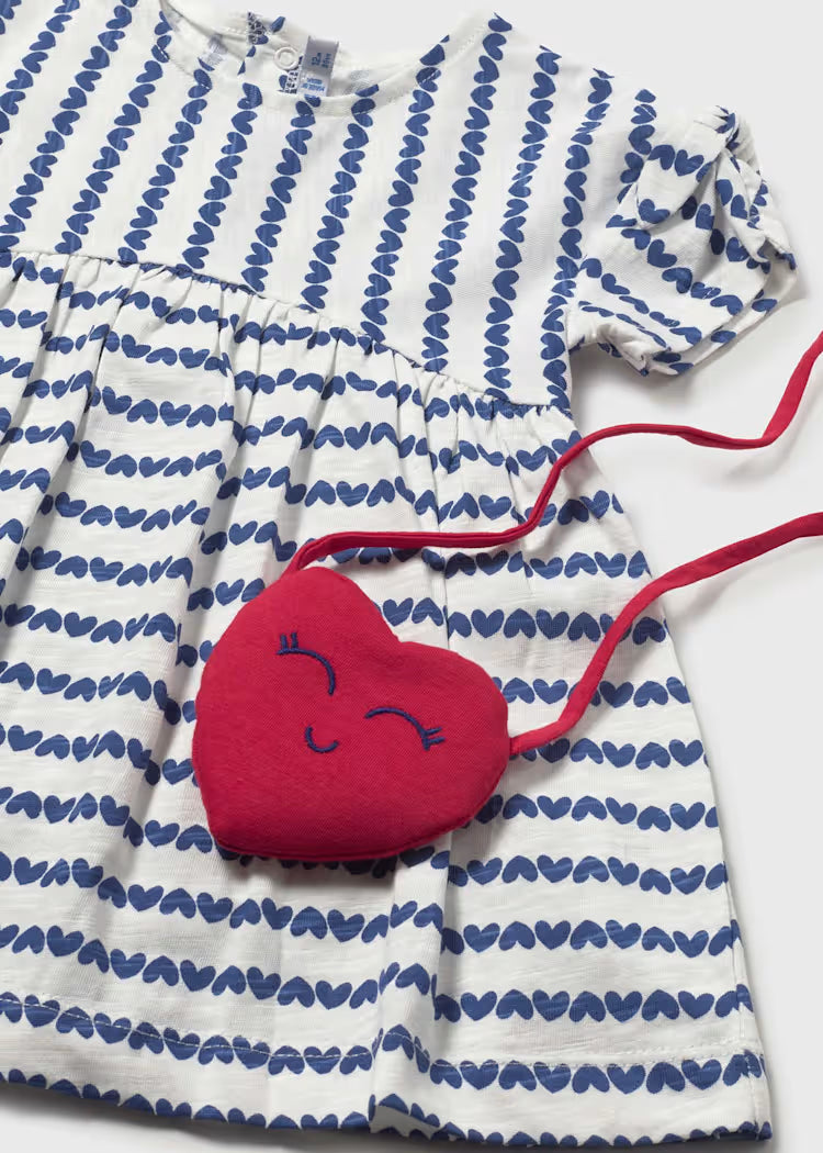 Mayoral Girls Dress With Bag | Porcelain 1919/SS26