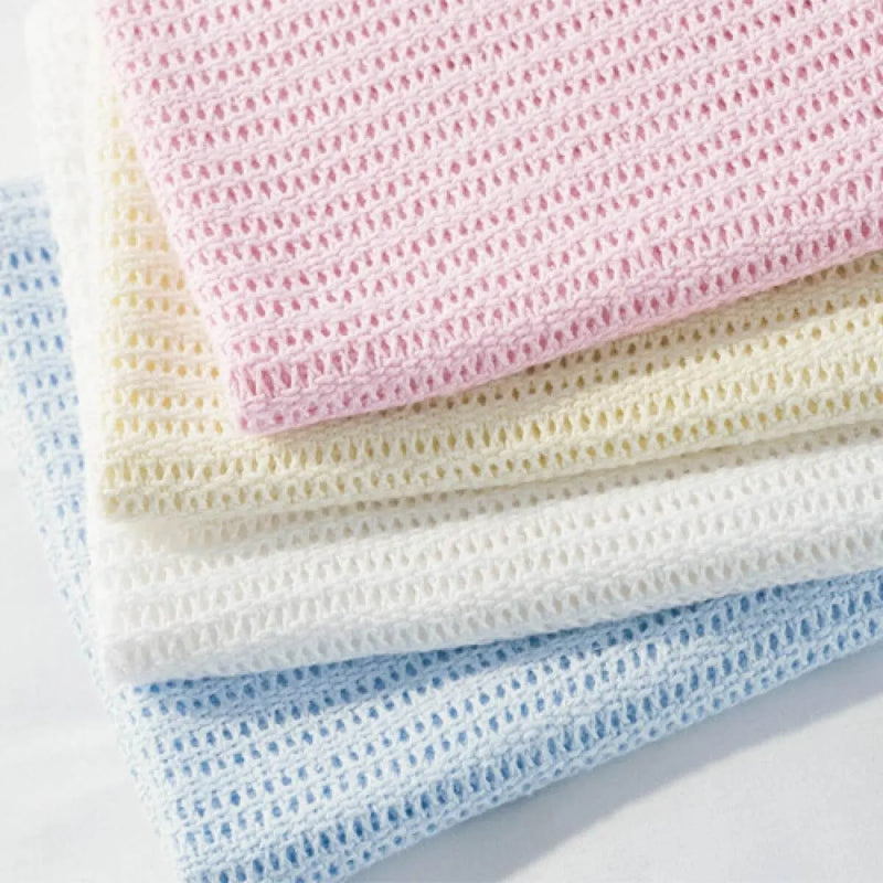Snuggle Baby Cellular Cot Blanket | Blue