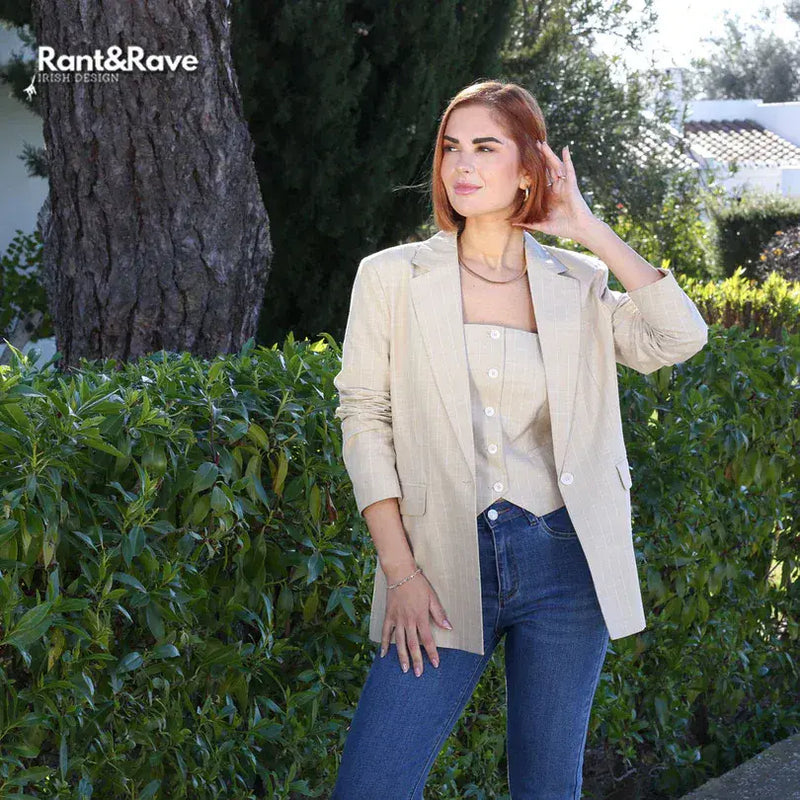 Rant & Rave Bo Blazer | Sand RR43-P34