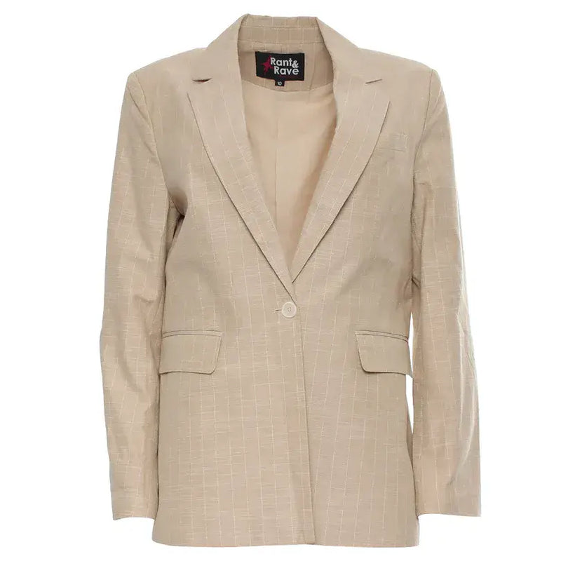 Rant & Rave Bo Blazer | Sand RR43-P34