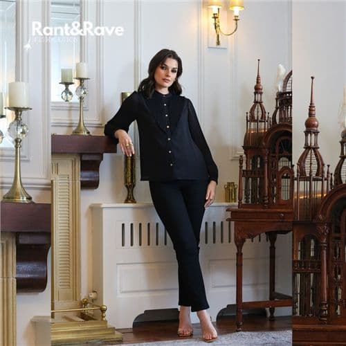 Rant & Rave Joan Straight Jeans | Black RR40-M37