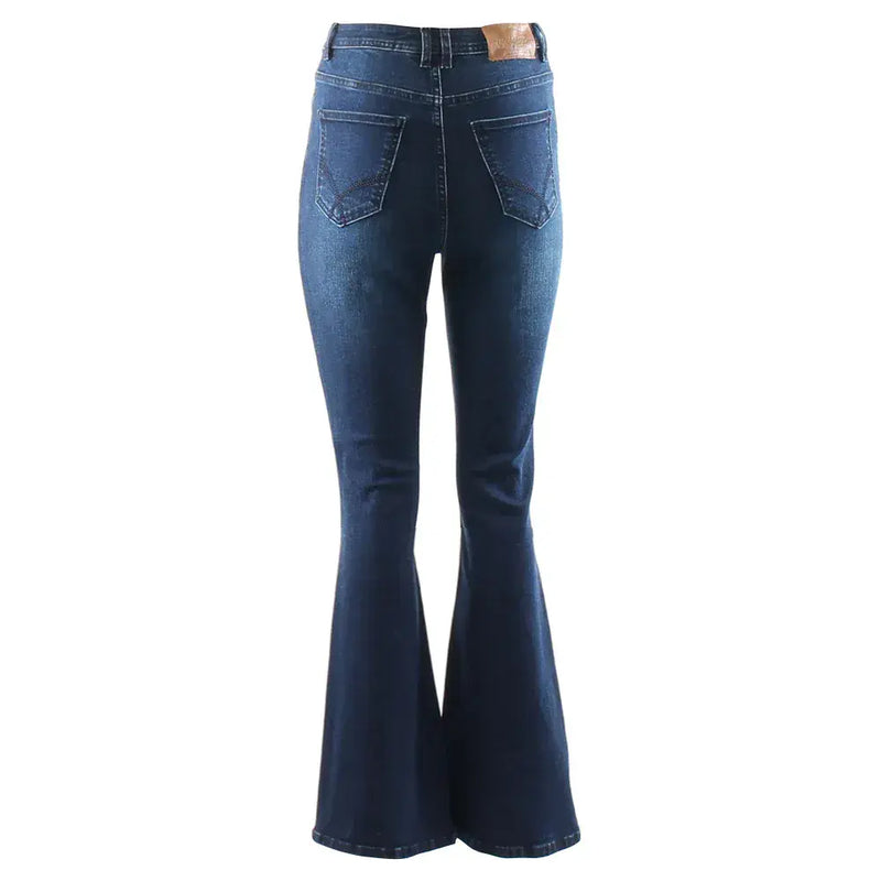 Rant & Rave Kym Flare Jeans | Dark Indigo RR42-O15
